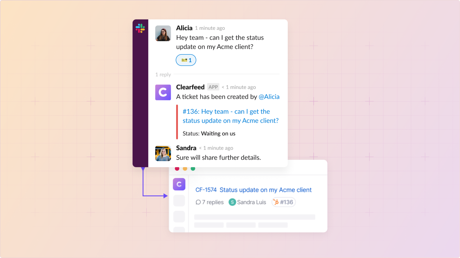 HubSpot reporting from Slack